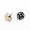Iron with Acrylic Rhinestone Button Pins for Jeans BUTT-WH0017-11-2
