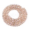 Electroplate Glass Beads Strands EGLA-A044-T3mm-B20-3