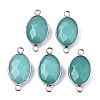 Natural White Jade Links/Connectors G-T131-102-12-1