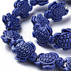 Glazed Porcelain Beads PORC-Q265-007D-3