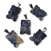 Natural & Synthetic Mixed Gemstone Pendants G-B127-09P-4