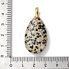 Natural Dalmatian Jasper Pendants G-B188-01G-04-3