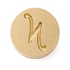 Golden Tone Brass Letter Stamps LS-KK-R005-01N-1