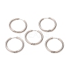 Tarnish Resistant 201 Stainless Steel Huggie Hoop Earrings EJEW-L250-01G-P-1