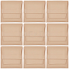 Square PU Leather Jewelry Flip Pouches with Random Color Lining PAAG-CL0001-02B-1