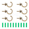 16Pcs 2 Style Zinc Alloy Hook Hanger FIND-SW0001-04AB-1
