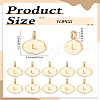 10Pcs Alloy Pendants FIND-LP0003-36L-2