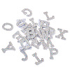 Alphabet Resin Rhinestone Patches DIY-TAC0005-45D-2