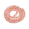 Electroplate Glass Beads Strands EGLA-A044-T6mm-L21-3