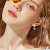 5 Pairs Brass Stud Earring Findings KK-BBC0020-87-4