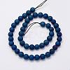 Electroplate Natural Druzy Agate Beads Strands G-G708-10mm-03-2