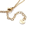 Golden 304 Stainless Steel Cable Chains Double Layer Necklace NJEW-Z027-01A-3