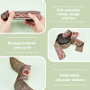   3Pcs 3 Colors Ethnic Style Embroidery Polyester Ribbons OCOR-PH0003-93-4