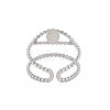 Tarnish Resistant 304 Stainless Steel Open Pad Ring Cabochon Settings LS-STAS-S119-157P-2