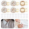 4Pcs Brass Cufflinks HJEW-NB00193-1