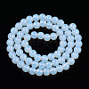 Transparent Glass Beads Strands GLAA-T032-T6mm-14-3