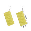 Keyboard Iron Resin Dangle Earrings FS-WG564AB-02-1