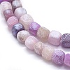 Dyed Natural Weathered Agate Beads Strands G-F583-11B-3