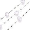 Handmade ABS Plastic Imitation Pearl Beads Chains CHS-T006-07P-1