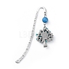 Tibetan Style Alloy Bookmarks AJEW-JK00158-07-2