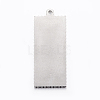 Tarnish Resistant 304 Stainless Steel Pendant Cabochon Settings STAS-E421-028P-2
