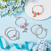 6Pcs Brass European Style Bracelet Making PPJ-SC0001-01C-4
