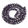Electroplate Glass Beads Strands LS-EGLA-A044-P6mm-B11-3