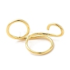 Brass Wire Open Cuff Rings RJEW-P098-01G-3