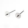 Tarnish Resistant 304 Stainless Steel Stud Earring Findings STAS-D448-089P-5mm-1
