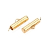 Iron Slide On End Clasp Tubes IFIN-R212-1.6cm-G-2