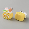 Opaque Resin Pendants RESI-CJC0028-05P-03-2