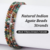 2 Strands Natural Indian Agate Beads Strands G-OC0005-65-4