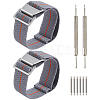 Nylon Watch Bands AJEW-WH0643-117C-1