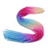 Transparent Gradient Color Glass Beads Strands GLAA-G101-2mm-11-2