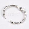 Iron Loose Leaf Book Binder Hinged Rings IFIN-WH0015-01-30mm-3