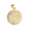 Brass Enamel Pendants KK-P209-01G-RS-5