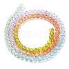 Transparent Painted Glass Beads Strands DGLA-A034-T4mm-A12-5