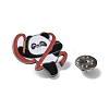 Sports Theme Panda Enamel Pins JEWB-P026-A01-3