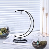 Moon Shaped Glass Bottle Iron Hanging Rack IFIN-Q127-02A-5