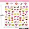 60Pcs Fruits Theme Paper Nail Art Stickers AJEW-CJC0018-05A-8