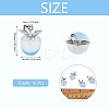 10Pcs Apple Gemstone Charm Pendant Crystal Quartz Healing Natural Stone Pendants Pink Silver Buckle for Jewelry Necklace Earring Making Crafts JX525K-2