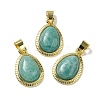 Natural Amazonite Pendants G-M405-05G-05-1