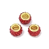 Alloy Rhinestone Clay Pave Beads ALRI-D300-04G-16-1