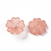 Transparent Frosted Acrylic Bead Caps MACR-S371-04A-763-2