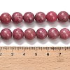 Natural Rhodonite Beads Strands G-F820-K06-10mm-5