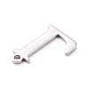 Tarnish Resistant 304 Stainless Steel Charms STAS-H112-L-P-3