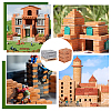 2 Colors Polymer Clay Mini Wall Bricks AJEW-OC0005-03A-6