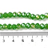 Baking Electroplate Glass Beads Strands DGLA-A039-J10mm-B11-4