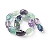 Natural Fluorite Beads Strands G-L527-01-3