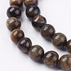 Natural Tiger Eye Round Bead Strands X-G-R200-10mm-3